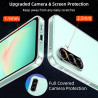 ZhuoFan Coque pour Samsung Galaxy A26 5G avec 2 Pièces Verre Trempé, Militare Étui de Protection Transparente Antichoc, Mince Du