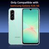ZhuoFan Coque pour Samsung Galaxy A26 5G avec 2 Pièces Verre Trempé, Militare Étui de Protection Transparente Antichoc, Mince Du