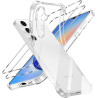 ZhuoFan Coque pour Samsung Galaxy A34 5G avec 2 Pièces Verre Trempé, Transparente TPU Silicone Bumper Case, [Coussin d'air Intég