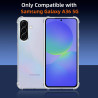 ZhuoFan Coque pour Samsung Galaxy A36 5G avec 2 Pièces Verre Trempé, Transparente TPU Silicone Bumper Case, [Coussin d'air Intég