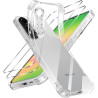 ZhuoFan Coque pour Samsung Galaxy A56 5G avec 2 Pièces Verre Trempé, Transparente TPU Silicone Bumper Case, [Coussin d'air Intég
