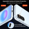 ZhuoFan Coque pour Samsung Galaxy A57 avec 2 Pièces Verre Trempé, Militare Étui de Protection Transparente Antichoc Case, Mince 