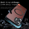 Effcotuo Magnétique Coque pour Nothing CMF Phone 2 Pro Case avec MagSafe, Anti-Chute Silicone Souple + Acrylique Givré Coque, Et