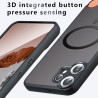 Effcotuo Magnétique Coque pour Nothing CMF Phone 2 Pro Case avec MagSafe, Anti-Chute Silicone Souple + Acrylique Givré Coque, Et