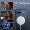 Effcotuo Magnétique Coque pour Google Pixel 10A 5G Case avec MagSafe avec Verre Trempé Protection écran Anti-Chute Silicone Soup