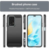 Effcotuo Coque pour Honor 200 Lite Cover, Etui Souple Flexible en Premium TPU, Antichoc, Anti-dérapante pour Honor 200 Lite-Noir