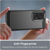Effcotuo Coque pour Honor 200 Lite Cover, Etui Souple Flexible en Premium TPU, Antichoc, Anti-dérapante pour Honor 200 Lite-Noir