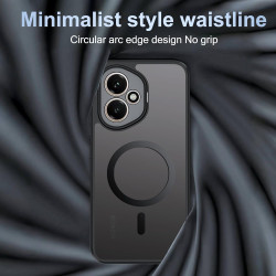 Effcotuo Magnétique Coque pour Honor 400 5G Case avec MagSafe, Anti-Chute Coque, Etui Translucide Mat Arrière Housse Fine Antich