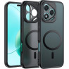 Effcotuo Magnétique Coque pour Honor 400 Lite Case avec MagSafe, Anti-Chute Silicone Souple + Acrylique Givré Coque, Etui Transl
