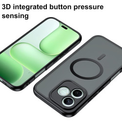 Effcotuo Magnétique Coque pour Honor 600 Lite 5G Case avec MagSafe avec Verre Trempé Protection écran Anti-Chute Silicone Souple