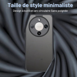Effcotuo Coque pour Honor Magic 8 Lite 5G avec 2 Verre Trempé Protection écran Étui Housse de Protection Dos Translucide Givrée 