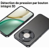 Effcotuo Coque pour Honor Magic 8 Lite 5G avec 2 Verre Trempé Protection écran Étui Housse de Protection Dos Translucide Givrée 