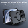Effcotuo Magnétique Coque pour Motorola Moto Edge 70 Fusion Case avec MagSafe, Anti-Chute Silicone Souple + Acrylique Givré Coqu
