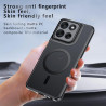 Effcotuo Magnétique Coque pour Motorola Moto G56 5G Case avec MagSafe, Anti-Chute Silicone Souple + Acrylique Givré Coque, Etui 
