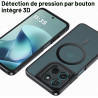 Effcotuo Magnétique Coque pour Motorola Moto G57 Power/G57 5G/G67 Power Case avec MagSafe avec Verre Trempé Protection écran Ant