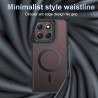 Effcotuo Magnétique Coque pour Motorola Moto G86 5G Case avec MagSafe, Anti-Chute Silicone Souple + Acrylique Givré Coque, Etui 