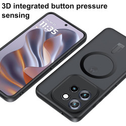 Effcotuo Magnétique Coque pour Motorola Moto Edge 60 Neo/Edge 50 Neo Case avec MagSafe avec Verre Trempé Protection écran Anti-C