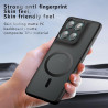 Effcotuo Magnétique Coque pour Motorola Moto Edge 60 Pro Case avec MagSafe, Anti-Chute Silicone Souple + Acrylique Givré Coque, 