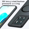 Effcotuo Magnétique Coque pour Motorola Moto Edge 60 Pro Case avec MagSafe, Anti-Chute Silicone Souple + Acrylique Givré Coque, 