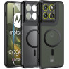 Effcotuo Magnétique Coque pour Motorola Moto Edge 70 Case avec MagSafe avec Verre Trempé Protection écran Anti-Chute Silicone So