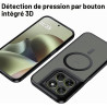 Effcotuo Magnétique Coque pour Motorola Moto G67/G77 5G Case avec MagSafe avec Verre Trempé Protection écran Anti-Chute Silicone