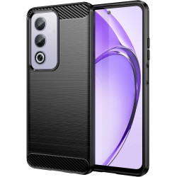 Effcotuo Coque pour Oppo A80 5G Cover, Etui Souple Flexible en Premium TPU, Antichoc, Anti-dérapante pour Oppo A80 5G-Noir