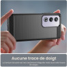 Effcotuo Coque pour Oppo A80 5G Cover, Etui Souple Flexible en Premium TPU, Antichoc, Anti-dérapante pour Oppo A80 5G-Noir