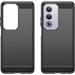 Effcotuo Coque pour Oppo A80 5G Cover, Etui Souple Flexible en Premium TPU, Antichoc, Anti-dérapante pour Oppo A80 5G-Noir