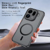 Effcotuo Magnétique Coque pour Oppo Find X9 Pro Case avec MagSafe Protection Anti-Chute Silicone Souple + PC Givré Coque, Etui T