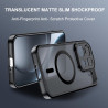 Effcotuo Magnétique Coque pour Oppo Find X9 Pro Case avec MagSafe Protection Anti-Chute Silicone Souple + PC Givré Coque, Etui T