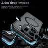 Effcotuo Magnétique Coque pour Oppo Find X9 Pro Case avec MagSafe Protection Anti-Chute Silicone Souple + PC Givré Coque, Etui T
