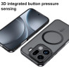 Effcotuo Magnétique Coque pour Oppo Find X9 Pro Case avec MagSafe Protection Anti-Chute Silicone Souple + PC Givré Coque, Etui T