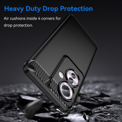 Effcotuo Coque pour Oppo Reno11 F 5G Cover, Etui Souple Flexible en Premium TPU, Antichoc, Anti-dérapante pour Oppo Reno 11F 5G-