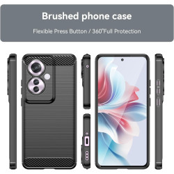 Effcotuo Coque pour Oppo Reno11 F 5G Cover, Etui Souple Flexible en Premium TPU, Antichoc, Anti-dérapante pour Oppo Reno 11F 5G-