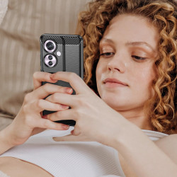 Effcotuo Coque pour Oppo Reno11 F 5G Cover, Etui Souple Flexible en Premium TPU, Antichoc, Anti-dérapante pour Oppo Reno 11F 5G-