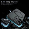 Effcotuo Magnétique Coque pour Oppo Reno 14 5G Case avec MagSafe, Anti-Chute Silicone Souple + Acrylique Givré Coque, Etui Trans