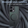 Effcotuo Magnétique Coque pour Oppo Reno 14 5G Case avec MagSafe, Anti-Chute Silicone Souple + Acrylique Givré Coque, Etui Trans