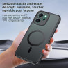 Effcotuo Magnétique Coque pour Oppo Reno 14 FS/14FS/14 F/14F 4G/5G Case avec MagSafe, Anti-Chute Silicone Souple + Acrylique Giv