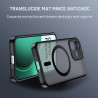 Effcotuo Magnétique Coque pour Oppo Reno 14 FS/14FS/14 F/14F 4G/5G Case avec MagSafe, Anti-Chute Silicone Souple + Acrylique Giv