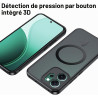 Effcotuo Magnétique Coque pour Oppo Reno 14 FS/14FS/14 F/14F 4G/5G Case avec MagSafe, Anti-Chute Silicone Souple + Acrylique Giv