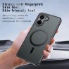 Effcotuo Magnétique Coque pour OnePlus Nord CE 5 /Nord CE5 5G Case avec MagSafe, Anti-Chute Silicone Souple + Acrylique Givré Co
