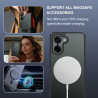 Effcotuo Magnétique Coque pour OnePlus Nord CE 5 /Nord CE5 5G Case avec MagSafe, Anti-Chute Silicone Souple + Acrylique Givré Co