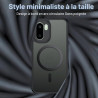 Effcotuo Magnétique Coque pour OnePlus 15R 5G Case avec MagSafe avec Verre Trempé Protection écran Anti-Chute Silicone Souple + 