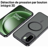 Effcotuo Magnétique Coque pour OnePlus 15R 5G Case avec MagSafe avec Verre Trempé Protection écran Anti-Chute Silicone Souple + 