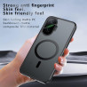 Effcotuo Magnétique Coque pour Xiaomi POCO F7 5G Case avec MagSafe, Anti-Chute Silicone Souple + Acrylique Givré Coque, Etui Tra