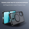Effcotuo Magnétique Coque pour Xiaomi POCO F7 5G Case avec MagSafe, Anti-Chute Silicone Souple + Acrylique Givré Coque, Etui Tra