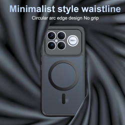 Effcotuo Magnétique Coque pour Xiaomi POCO F8 Ultra 5G Case avec MagSafe avec Verre Trempé Protection écran Anti-Chute Silicone 