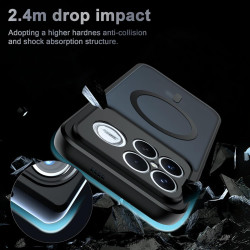 Effcotuo Magnétique Coque pour Xiaomi POCO F8 Ultra 5G Case avec MagSafe avec Verre Trempé Protection écran Anti-Chute Silicone 