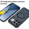 Effcotuo Magnétique Coque pour Xiaomi POCO F8 Ultra 5G Case avec MagSafe avec Verre Trempé Protection écran Anti-Chute Silicone 