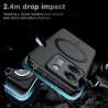 Effcotuo Magnétique Coque pour Xiaomi POCO M7 Pro 5G Case avec MagSafe, Anti-Chute Silicone Souple + Acrylique Givré Coque, Etui